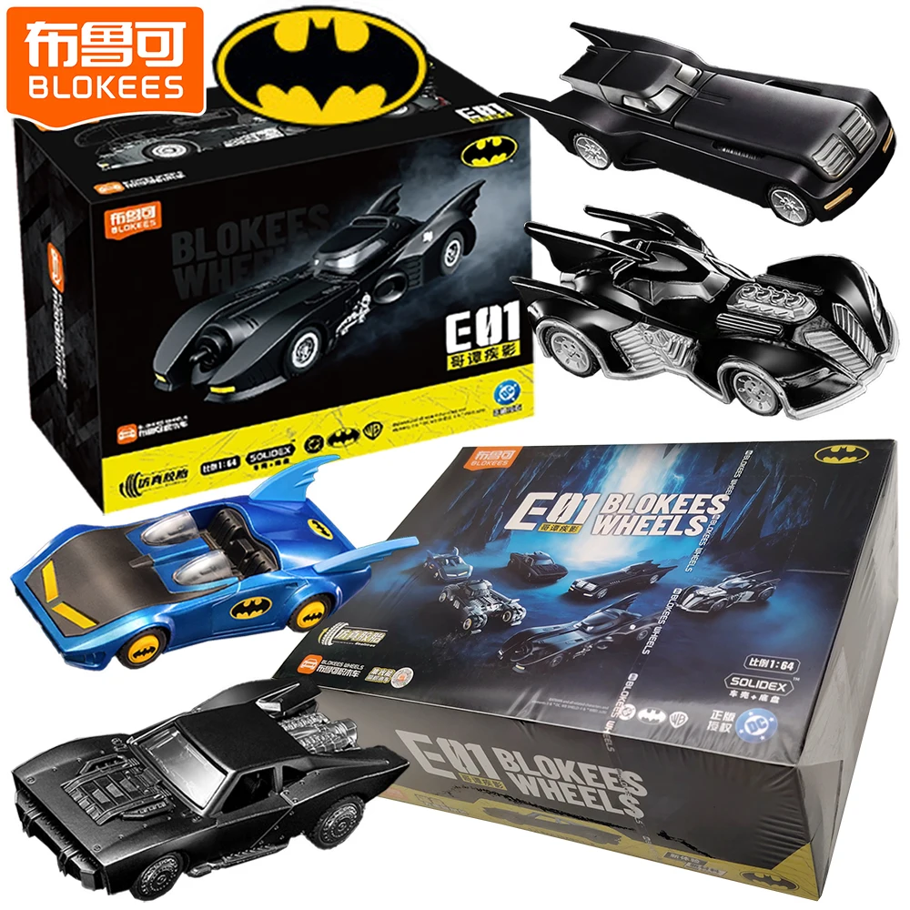 

New Genuine Blokees The Batman Character Handsome Hero Character Creative Car Shaped Toy Blind Box for Child's Birthday Surprise