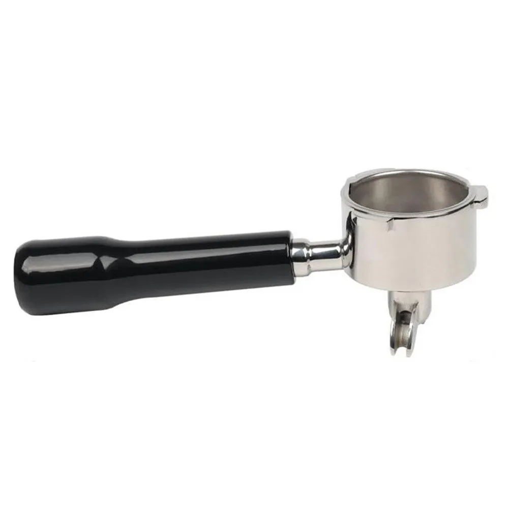

51mm 3-Ears Bottomless Portafilter for EC680 EC685 EC785 EC820 EC850 EC860 304 SS Body ABS Handle 2-Spout Design