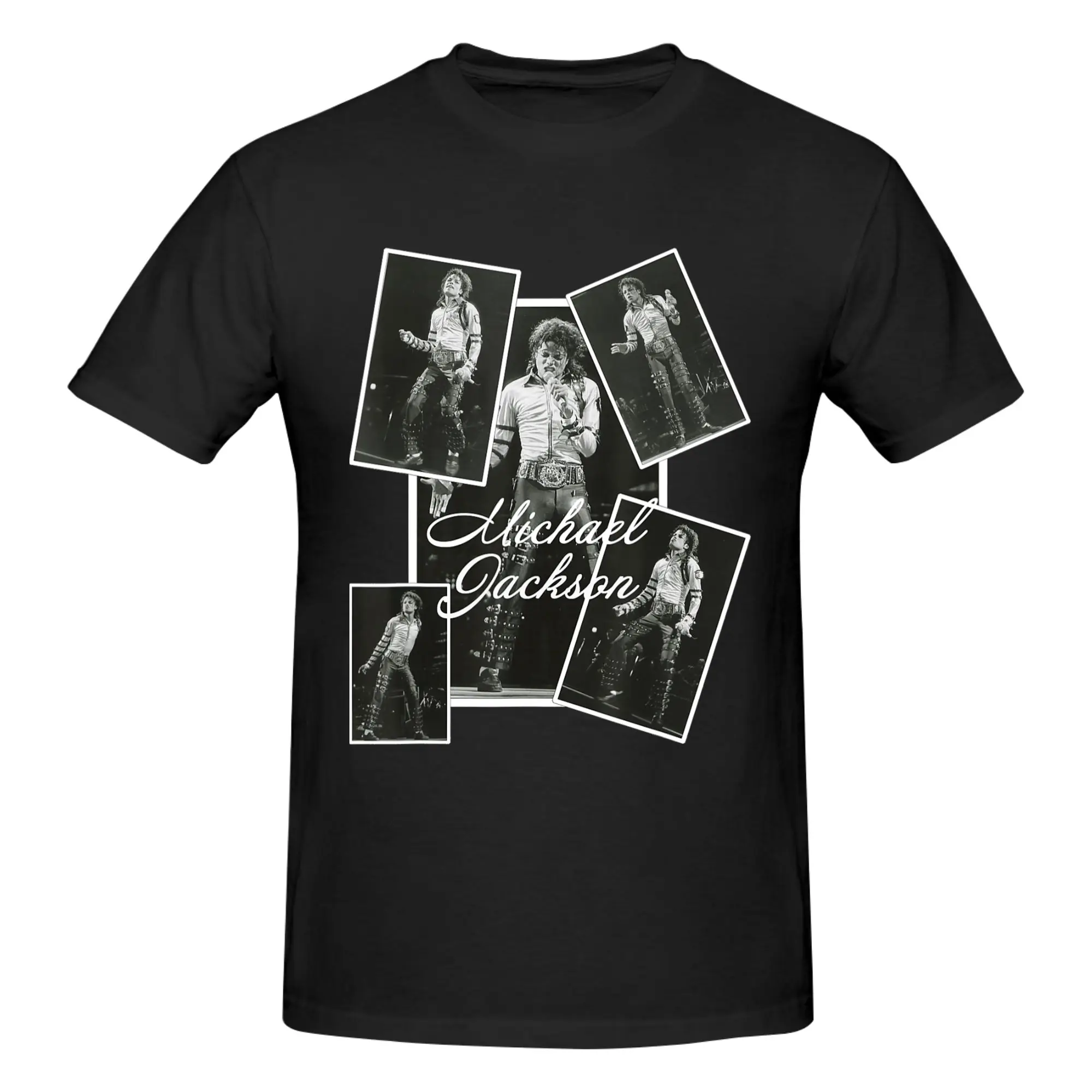 1 Piece On the stage Funny 100% Cotton T-Shirt M-Michael Jackson Tees Tops For Men