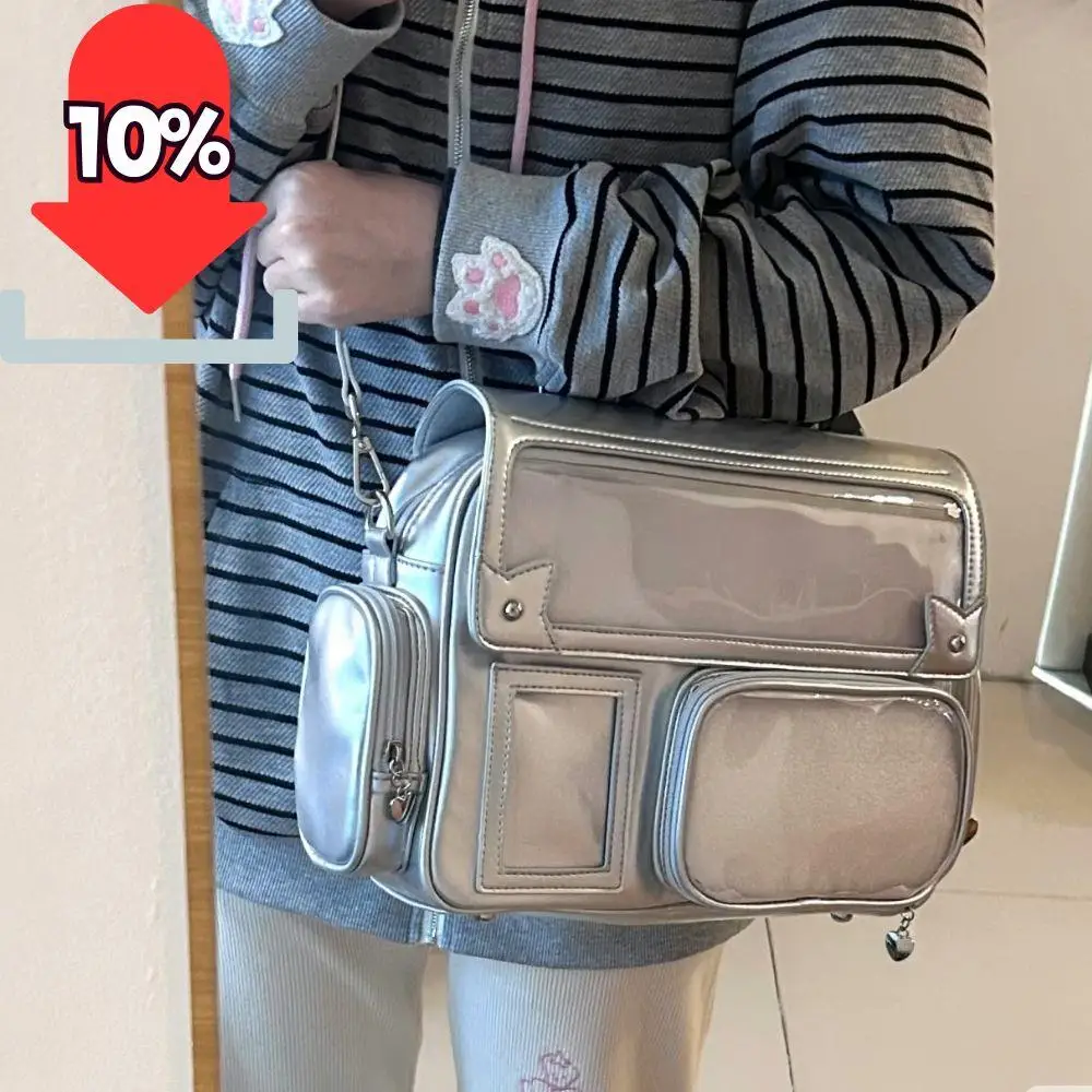 

New Style Girls Y2K Ita Bag Amusement Park Crossbody Bag Japanese School Bag Preppy Style Large Capacity Jk Uniform Shoulder Bag