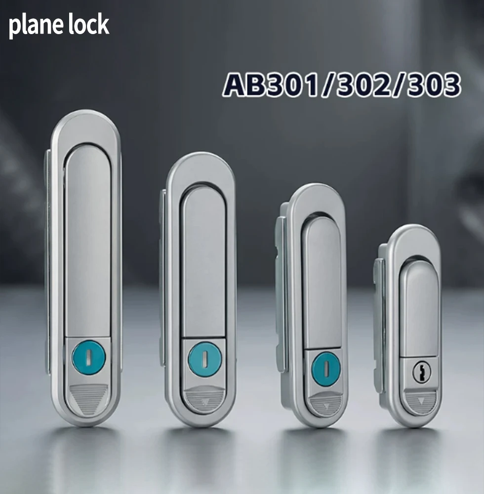 AB301-AB302 AB303-1 Lock Distribution Box Lock Distribution Cabinet Door Lock Stainless Steel Cabinet Door Lock Flat Lock