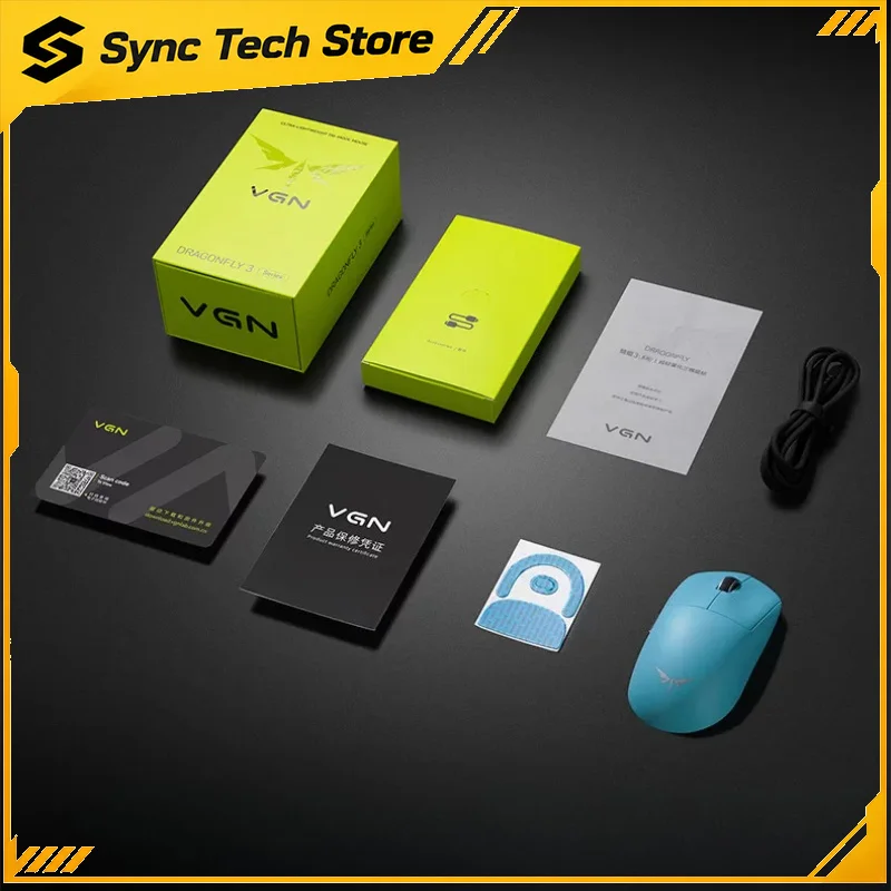 Dragonfly 3 Turbo+ Wireless Gaming Mouse Tri‑Mode 56g Lightweight PAW3955 Extreme Dual 8K Polling Rate For PC FPS Game