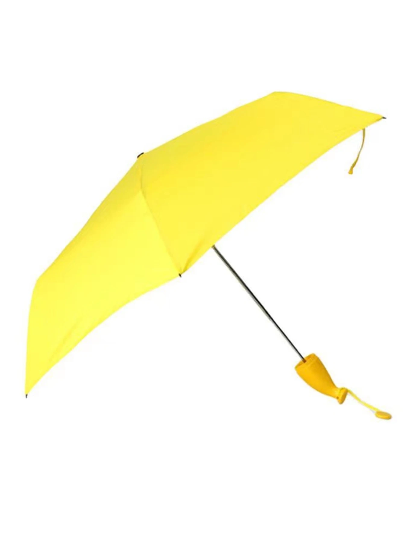 Umbrellas Uv Windproof Fashion Mini Creative Fruit Folding For Women Men Hot Parasol Rainy Novelty New Banana Umbrella