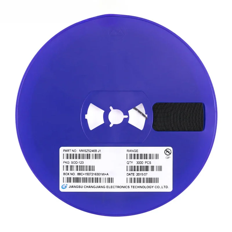 100 قطعة MMSZ5246B J1 16V MMSZ5248B J3 18V MMSZ5250B J5 20V T1G 350mW 0.35W SOD-123 SMD زينر ديود