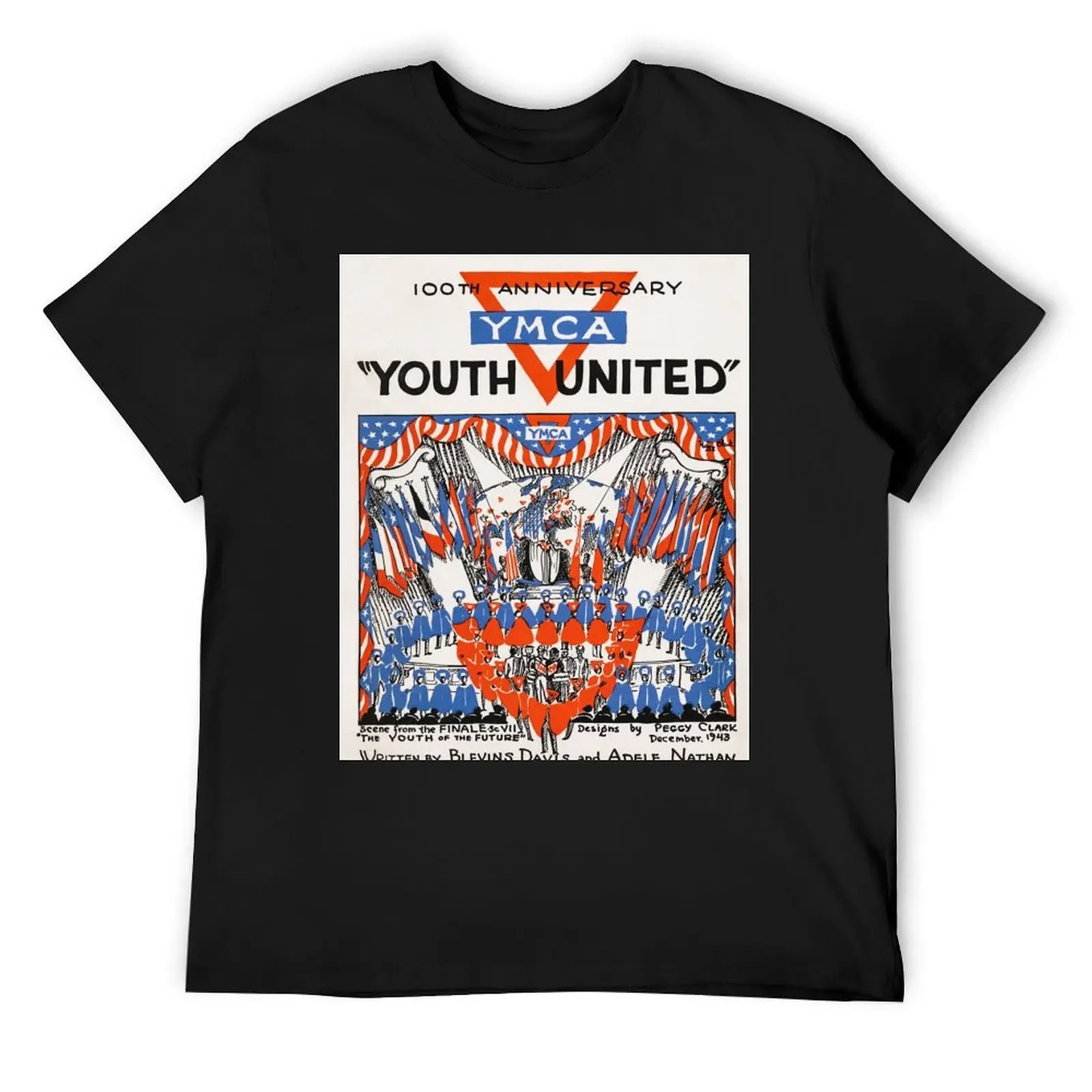 

YMCA Retro Poster T-Shirt Aesthetic clothing plus sizes shirts graphic vintage clothes anime shirts men