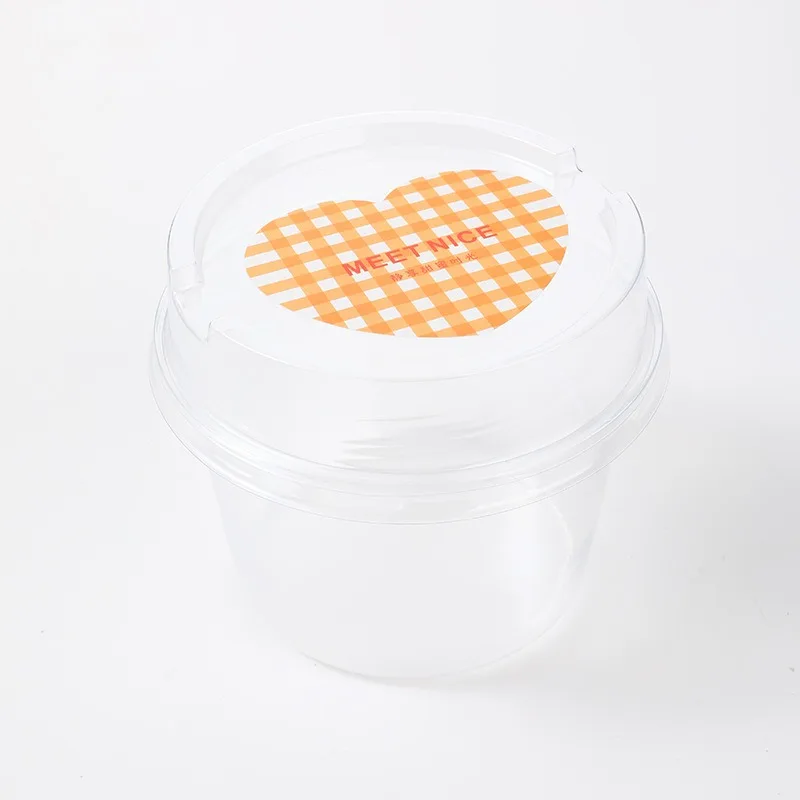 50Pcs 150ML Disposable Mousse Cups Cake With Lid Clear Plastic Boxes Ice-Cream Dessert Picnic Pudding Jelly Dessert Yogurt Cups