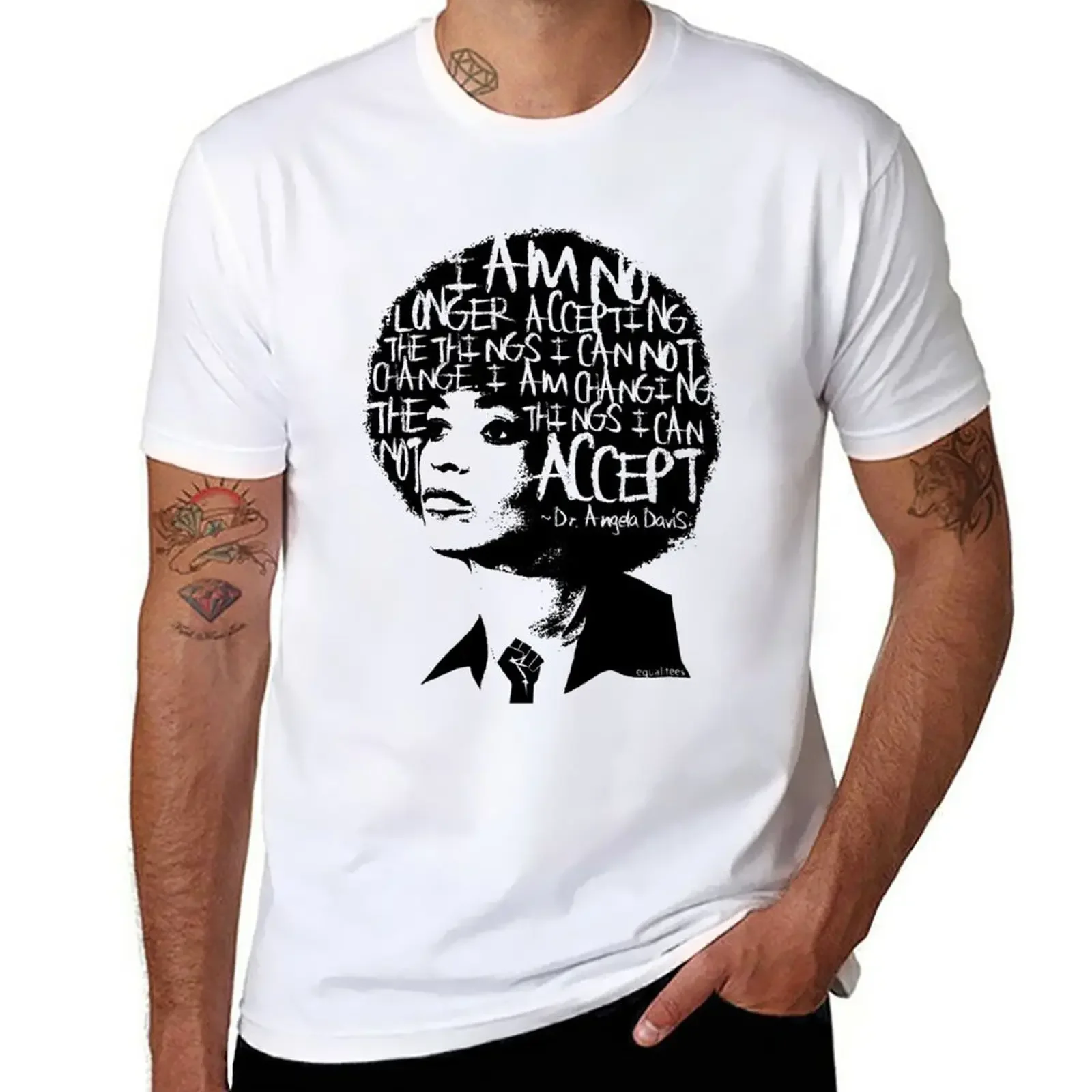 Retro The Next Things Angela Davis Said It You Should Never Make T-Shirt tees funnys for a boy men clothes