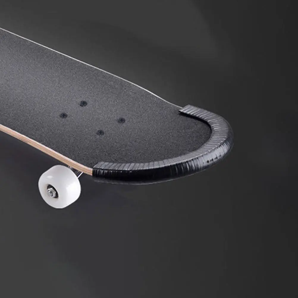 

1Pair Skateboard Protector Bumper Strip Sturdy Wear-Resistant Rail Deck Guards Anti-Collision Strip for Skateboard Deck