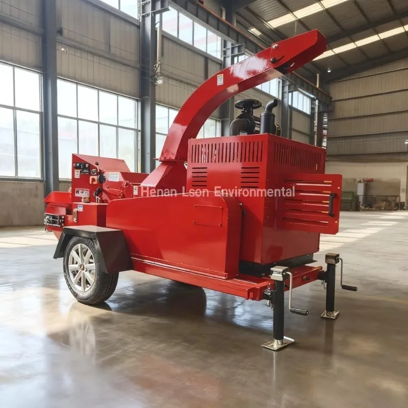 Hot Sale 6 Inch Industrial Wood Chipper Garden Bamboo Chipper Machine Heavy Duty Branch Shredder for Tree Limb view 3