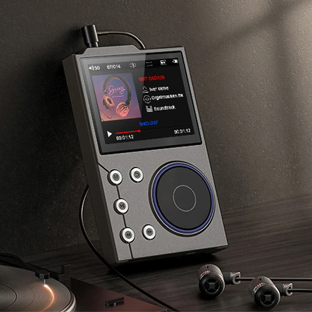 

Hi-Fi MP3-плеер, цифровой аудиоплеер DSD без потерь, Bluetooth-совместимый 5.3, цифровой музыкальный плеер с поддержкой до 256 ГБ