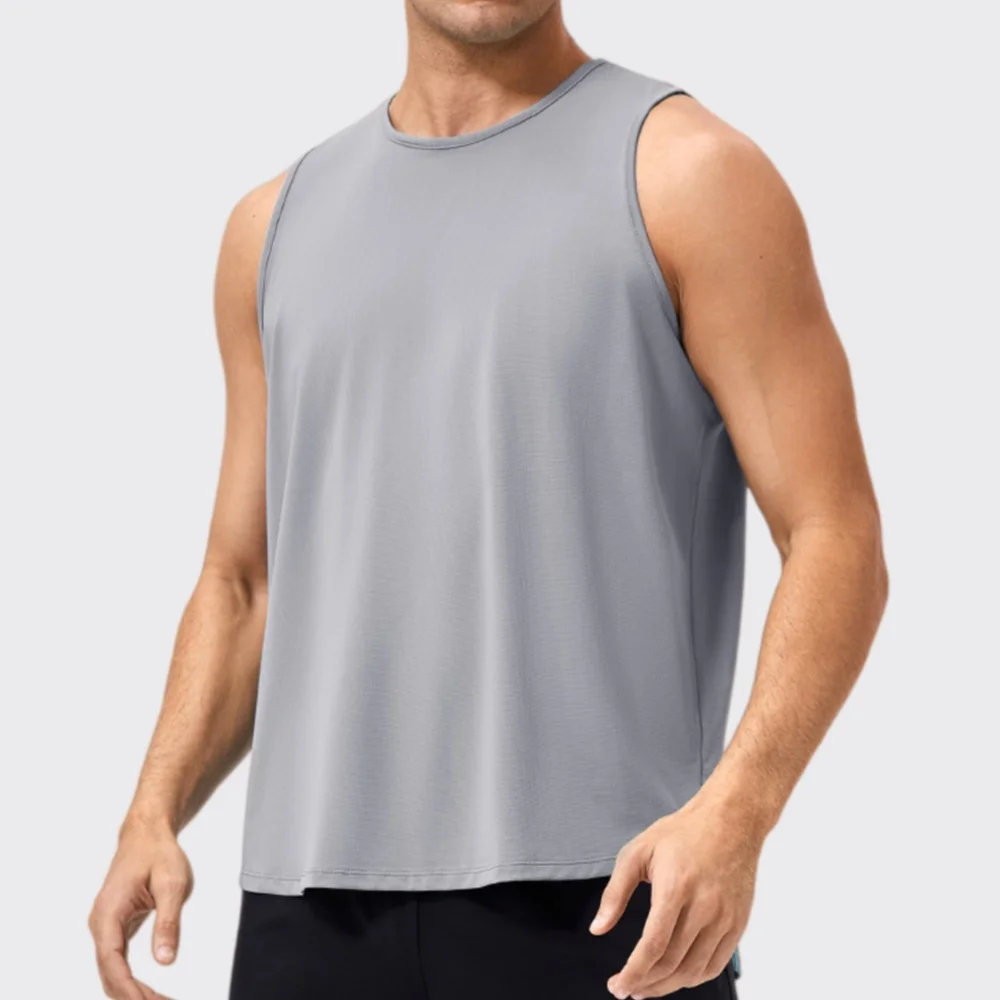 Summer Sleeveless T-shirt Men's Quick-drying Fitness Bodybuilding Shirt Male Basketball Vest Breathable Casual Gym Tank Tops Men
