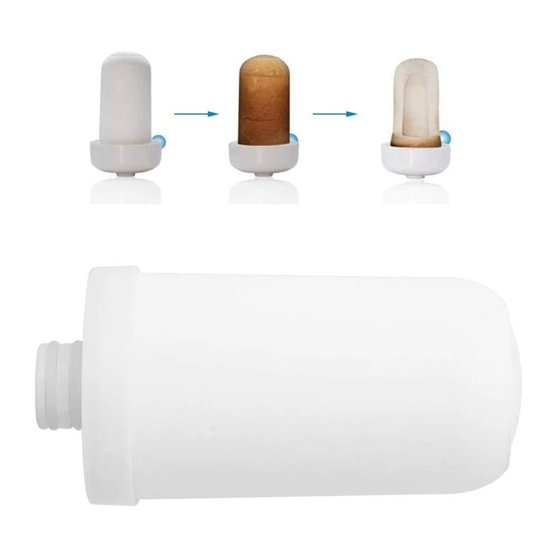 2 pezzi filtro in ceramica rubinetto dell'acqua filtrazione rubinetto filtro dell'acqua cartuccia sostituzione rubinetto della cucina purificatore per la casa