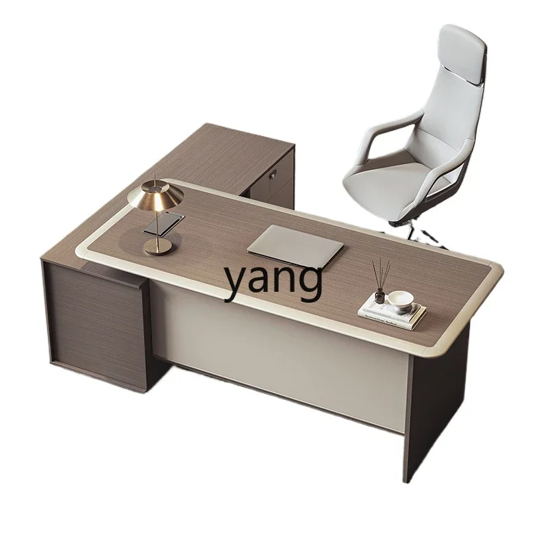 LH desk simple modern fashion office desk and chair combination