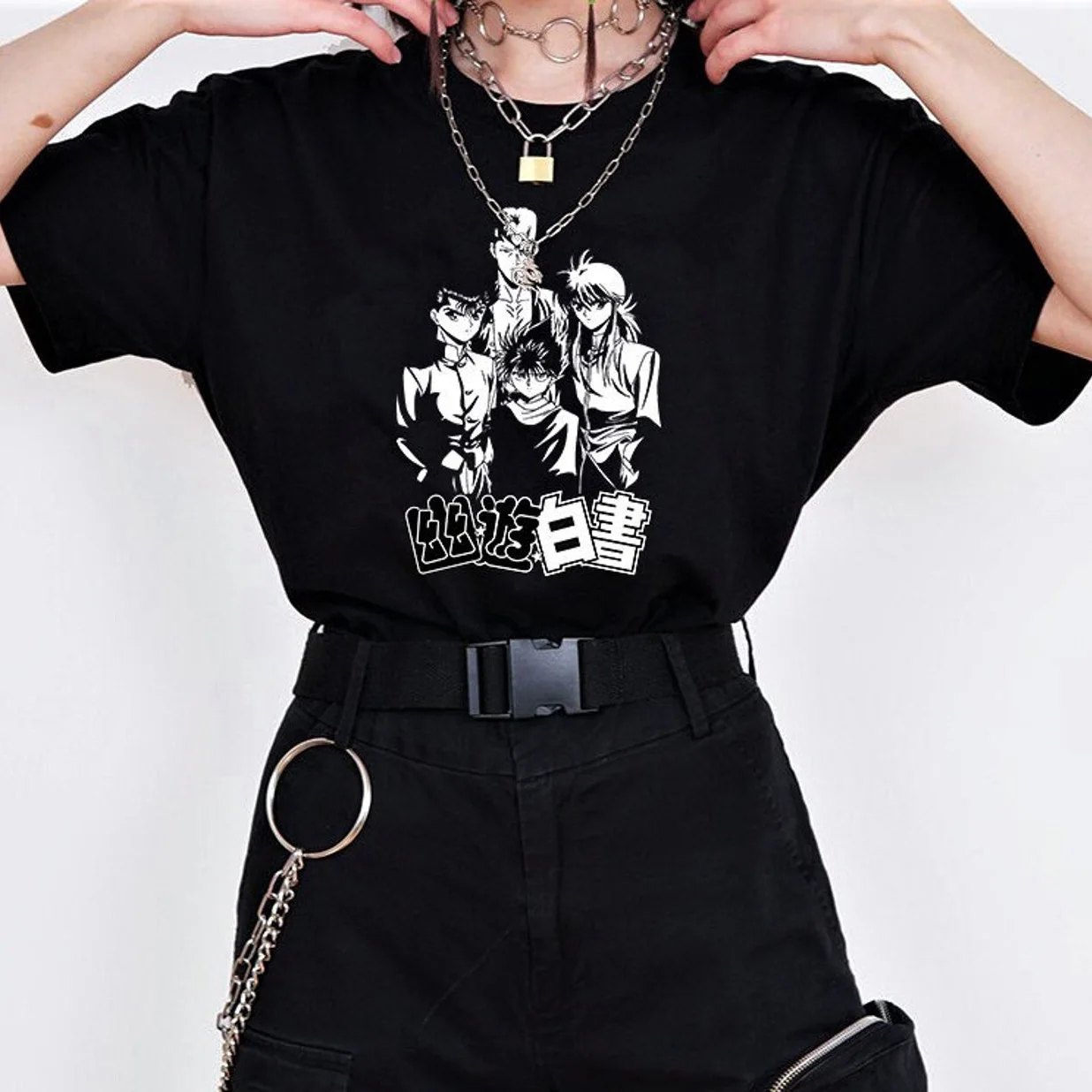 Chuuya Nakahara Eyes Women Anime Kawaii T-shirt Girl Y2k Streetwear Goth Female Tops Tee Unisex Short Sleeve Oversized Clothes