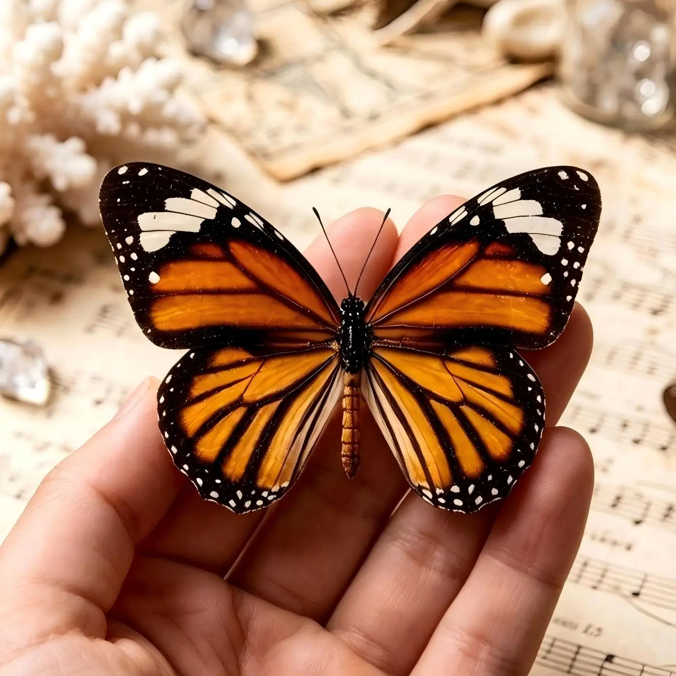 5-100pcs Danaus genutia Butterfly Specimens | Bulk Insect Collection for Crafts, Curio Display & Natural History Art
