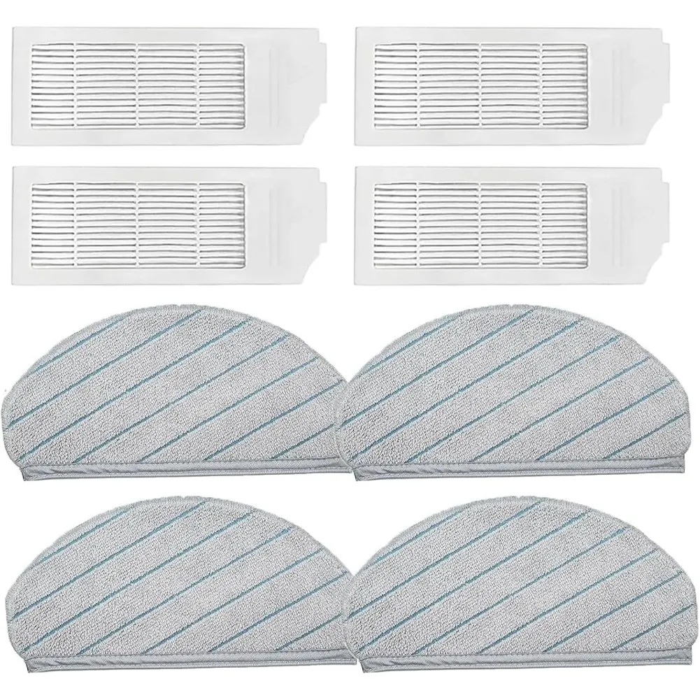 【Must-Haves】Для Ecovacs Deebot N20/N20 Plus/N20 Pro Plus Вакуумные детали Основная боковая щетка Hepa-фильтр Ткань для швабры