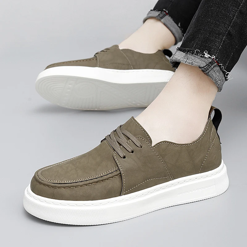 Sapatos de Borda Respirável Masculina, Design de Qualidade, Confortável, Casual, Ao ar livre, Festa, Diário, Escritório, Dirigindo, Qualidade Adulto