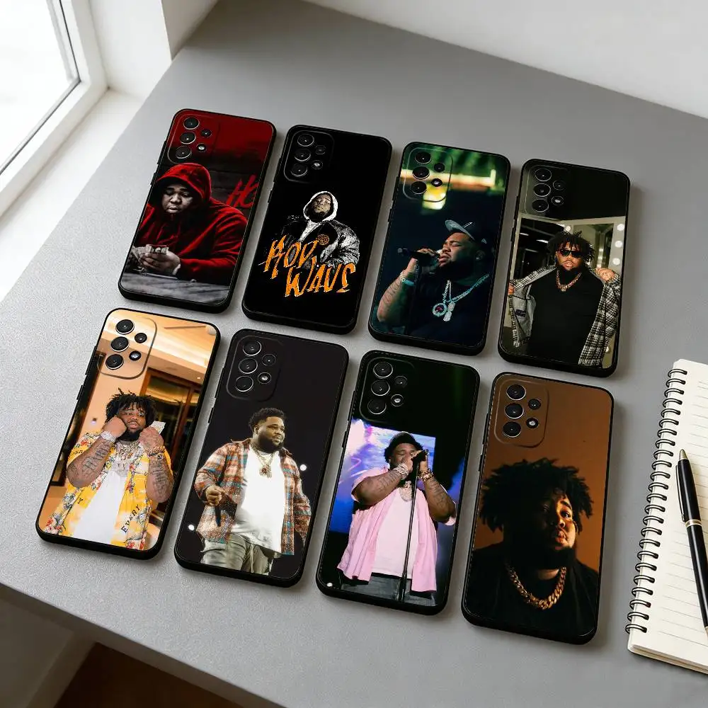 R-Rod W-Wave Rapper Phone Case For Samsung S25,S24,S21,S22,S23,S30,Ultra,S20,Plus,Fe,Lite,Note,10,Black Cover