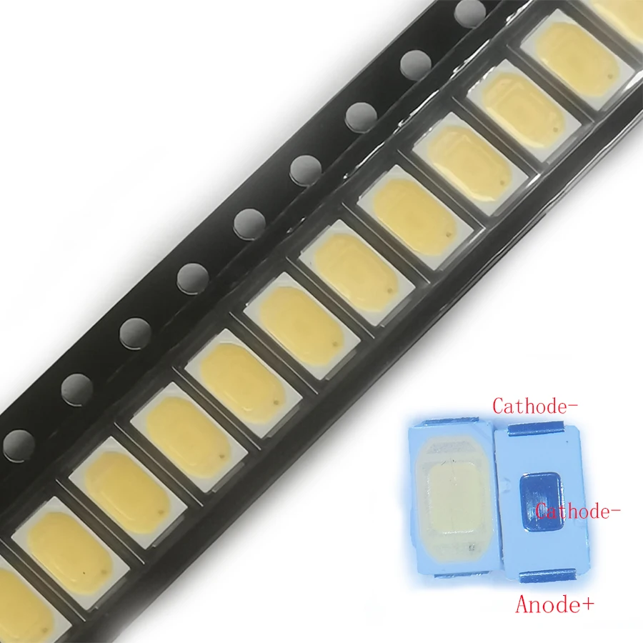 

1000PCS/Lot SMD LED 5730 3V Cold white 0.5W 5630 For TV Backlight Application