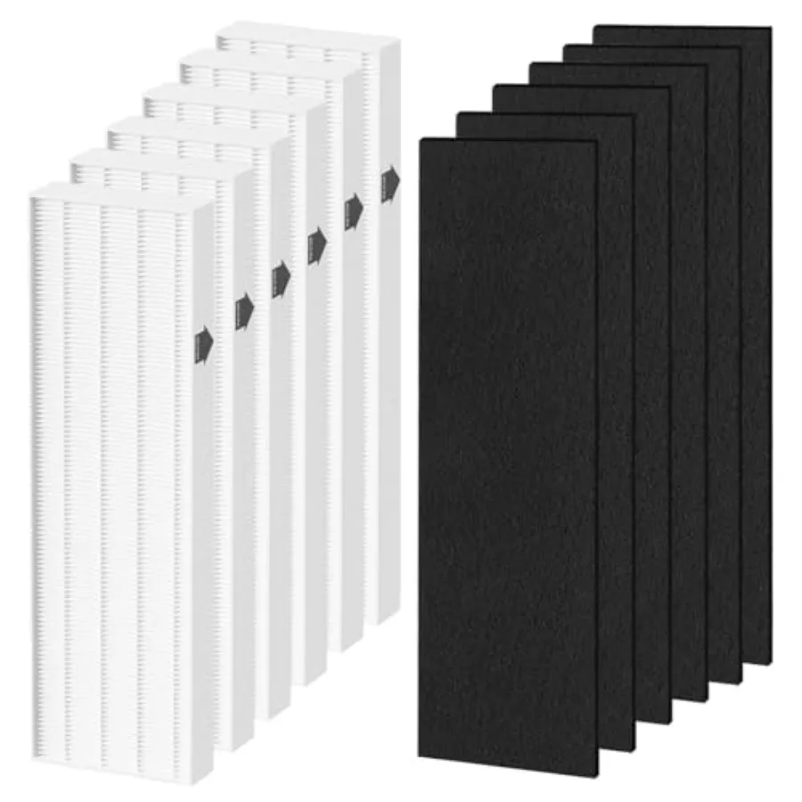 

Упаковка из 6 обновленных сменных фильтров Aera-Max 100, совместимых с Fellowes Aera-Max 90 100 DX5 DB5 Air Puri-fiers Part # 928