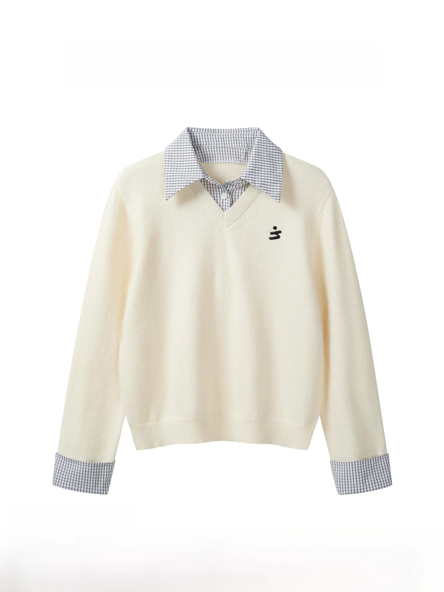 

Осенний новый дизайн Ne вязаный свитер женский Mélange персикового цвета сращивание теплый модный прямой крой длинный све