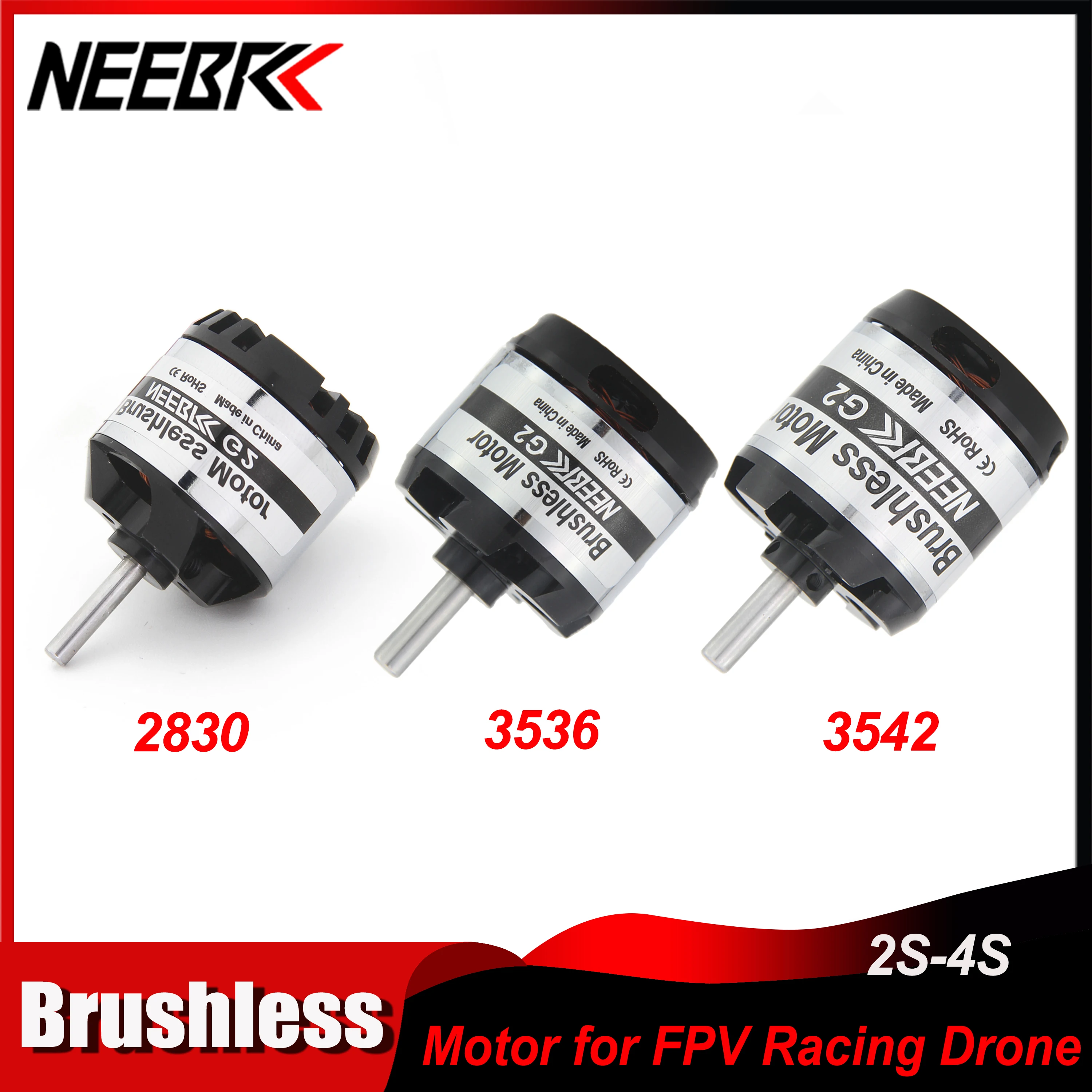 NEEBRC 2830 3536 3542 Outrunner Brushless Motor 2-4S for RC Plane Fixed-wing FPV Racing Drone Helicopter Engine Quadcopter