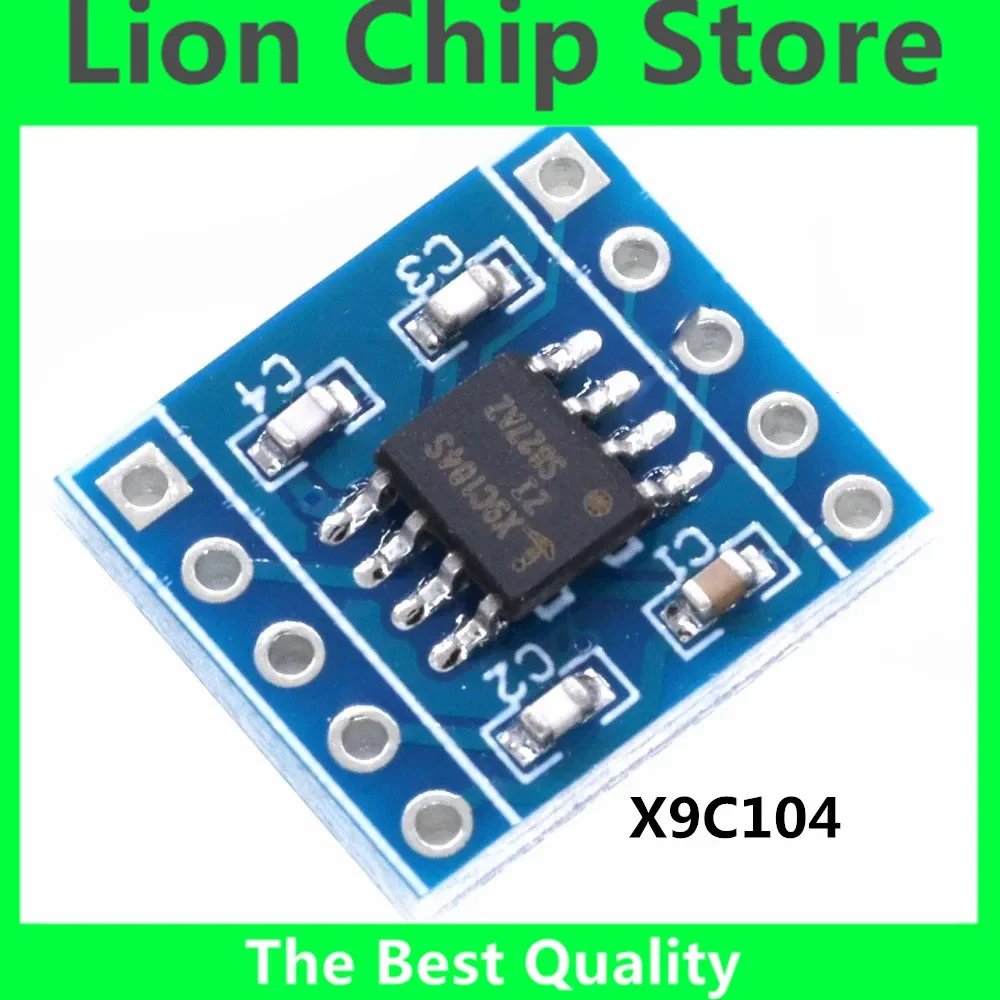 New original X9C104 digital potentiometer module 100-order digital potentiometer adjustment bridge balance sensor X9C104