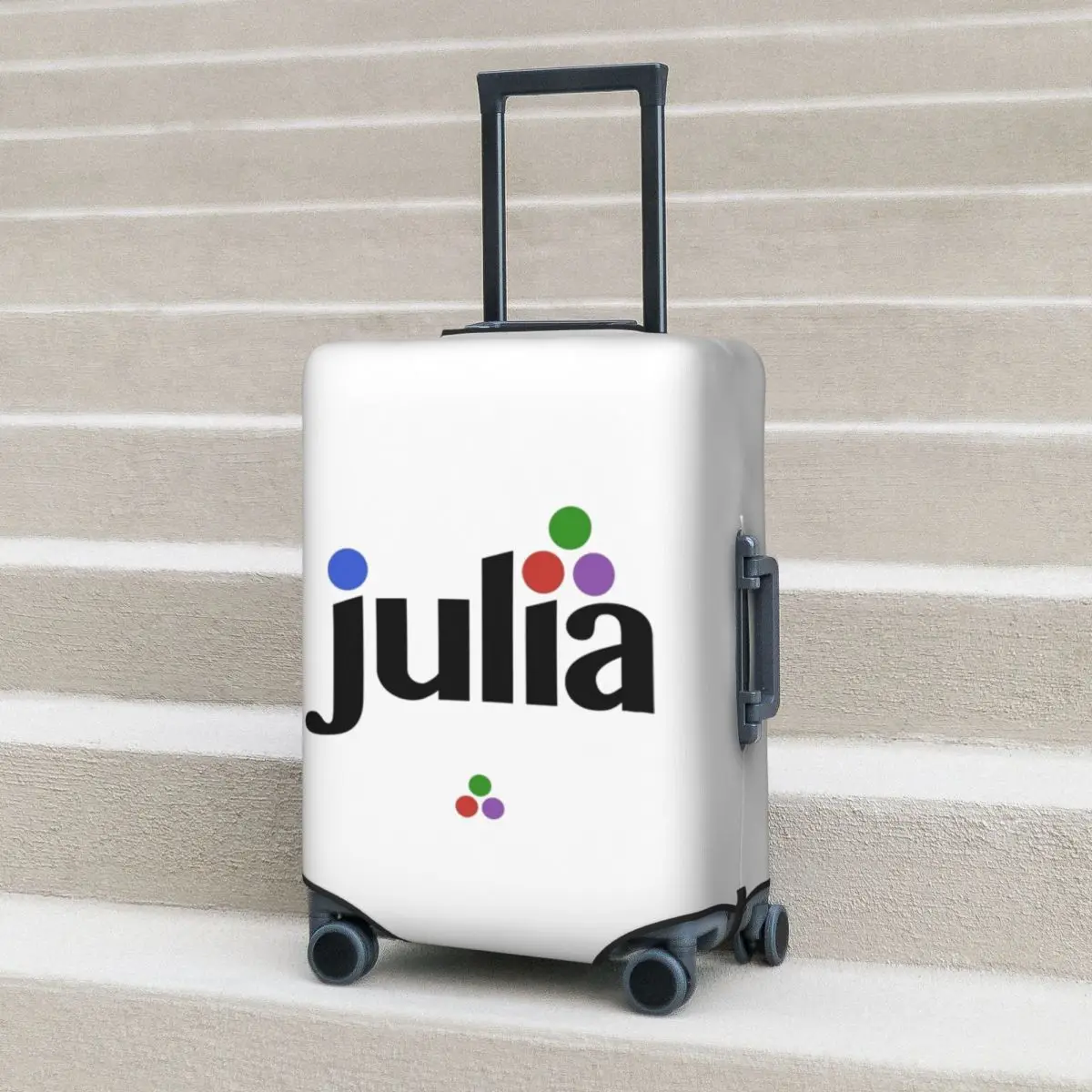 

Julia Hex Logo Suitcase Cover Protection Elastic Travel Luggage Protector Covers for 18-32 Inch