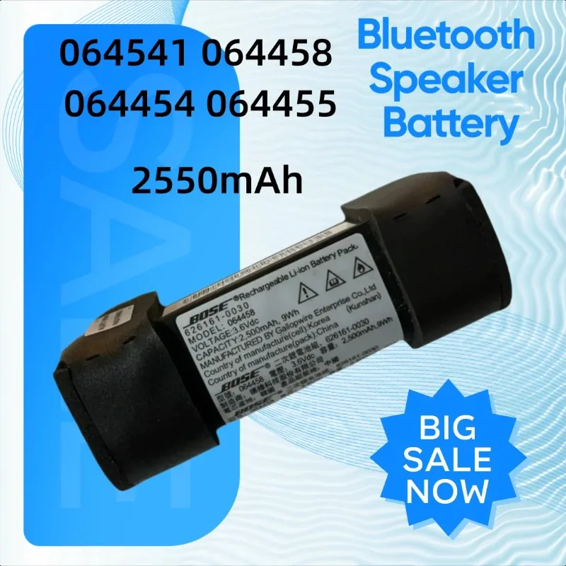 

2550mAh for Bose 064541 064458 064454 064455 Bluetooth Speaker Battery