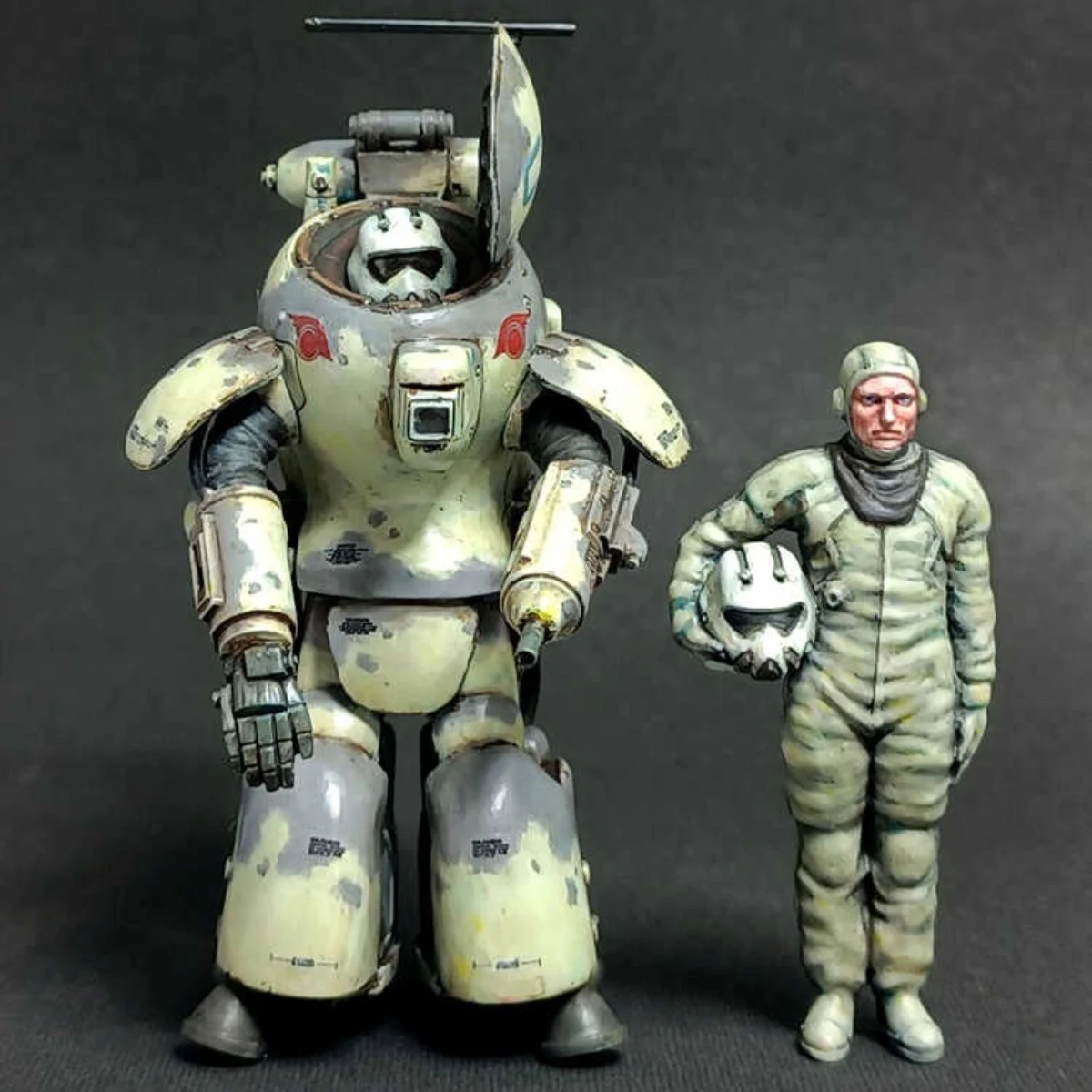 1/35 Resin Character Unpainted model Kit, Yokoyama Hiroshin Fireball and Pilot, unassembled and unpainted GK, 916R
