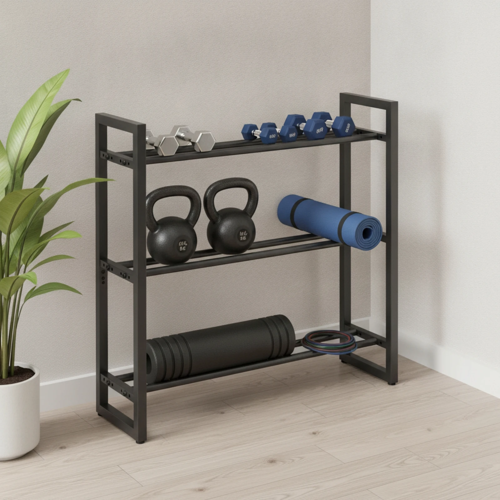 3-Tier Dumbbell Rack Space-Sav - огляд і ціна Home Gym Rack