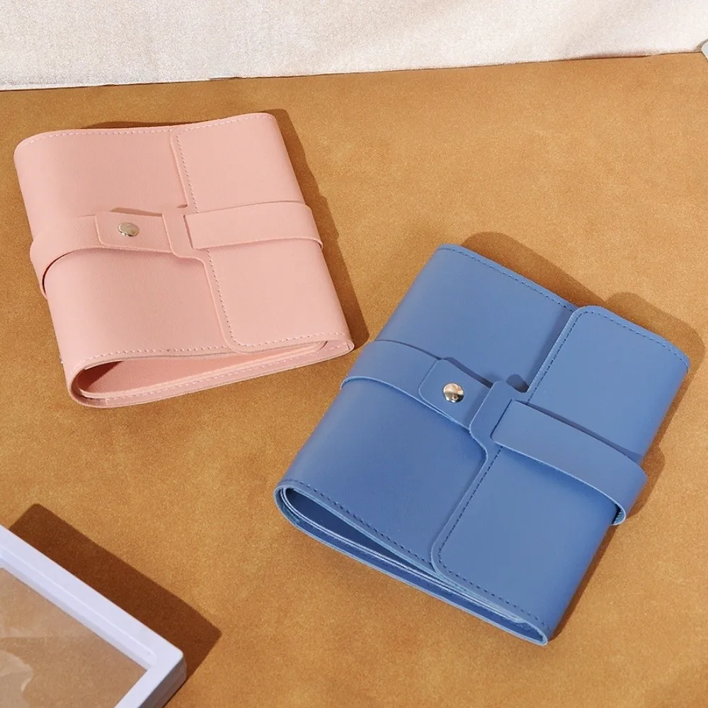 Leather Earring Layered Jewelry Storage Book Large Capacity Display Book Design Earring Rack Portable Anti-Oxidation