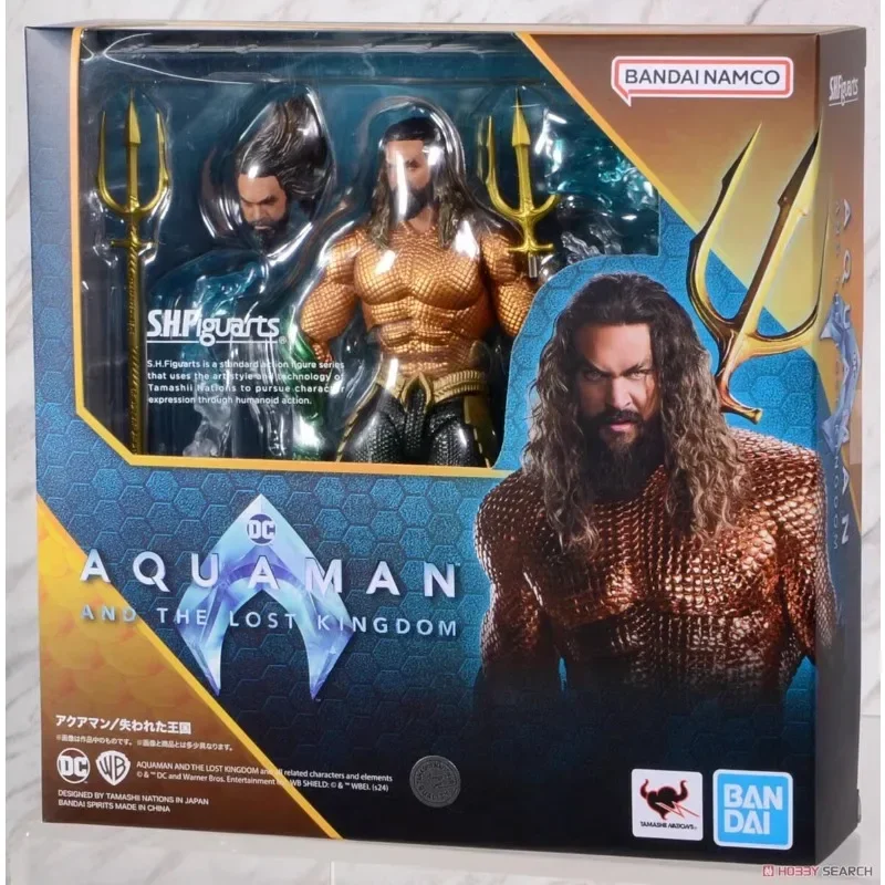 In Magazzino Bandai Originale SHFiguarts Aquaman 2 Anime Action Figure Giocattoli Collezione Modello Hoilday Regali Da Collezione Ornamenti