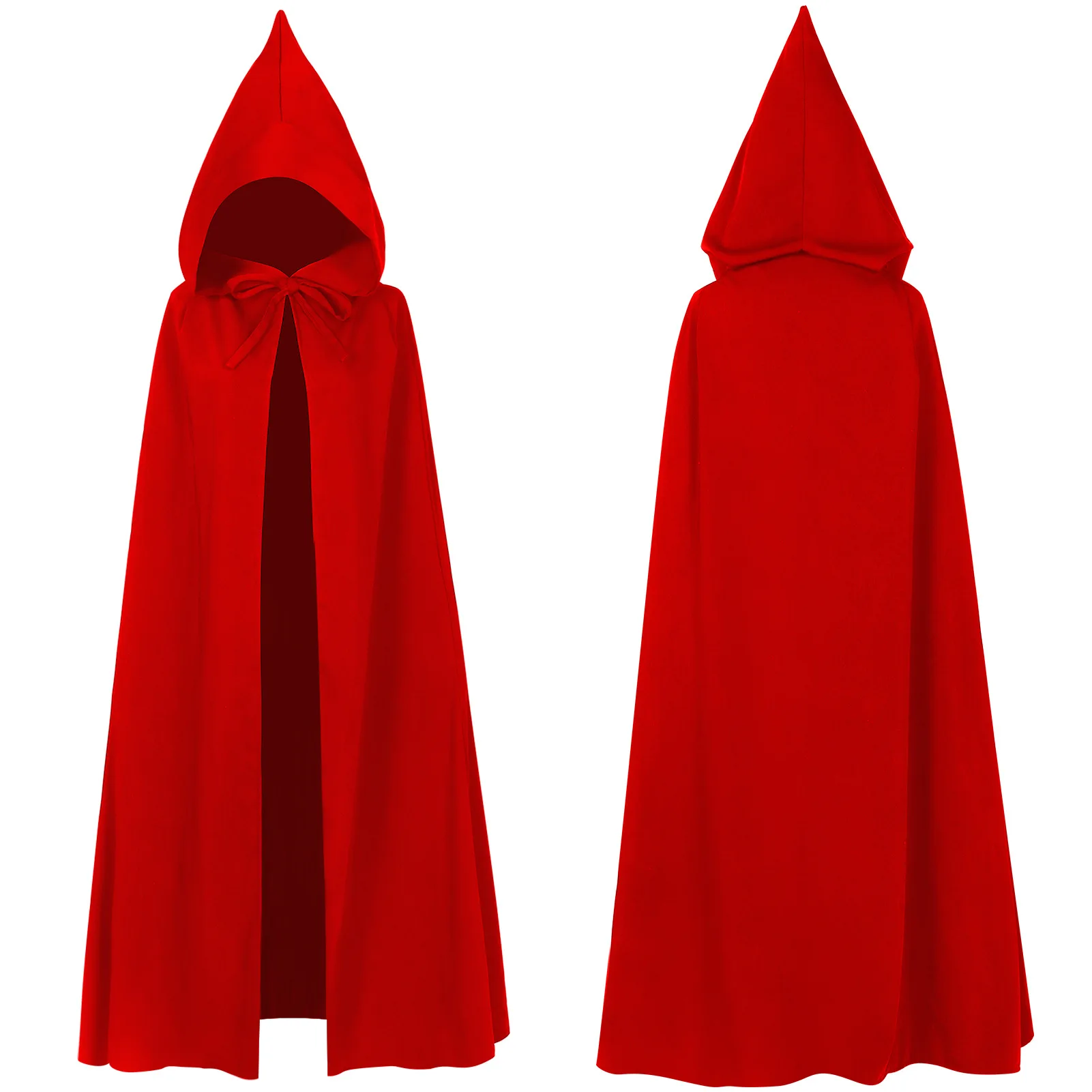 

loween Long Hooded Wizard Coat Death Windbreaker Knight Cossa Little Red Riding Hood awl Performance Cosplay Costume