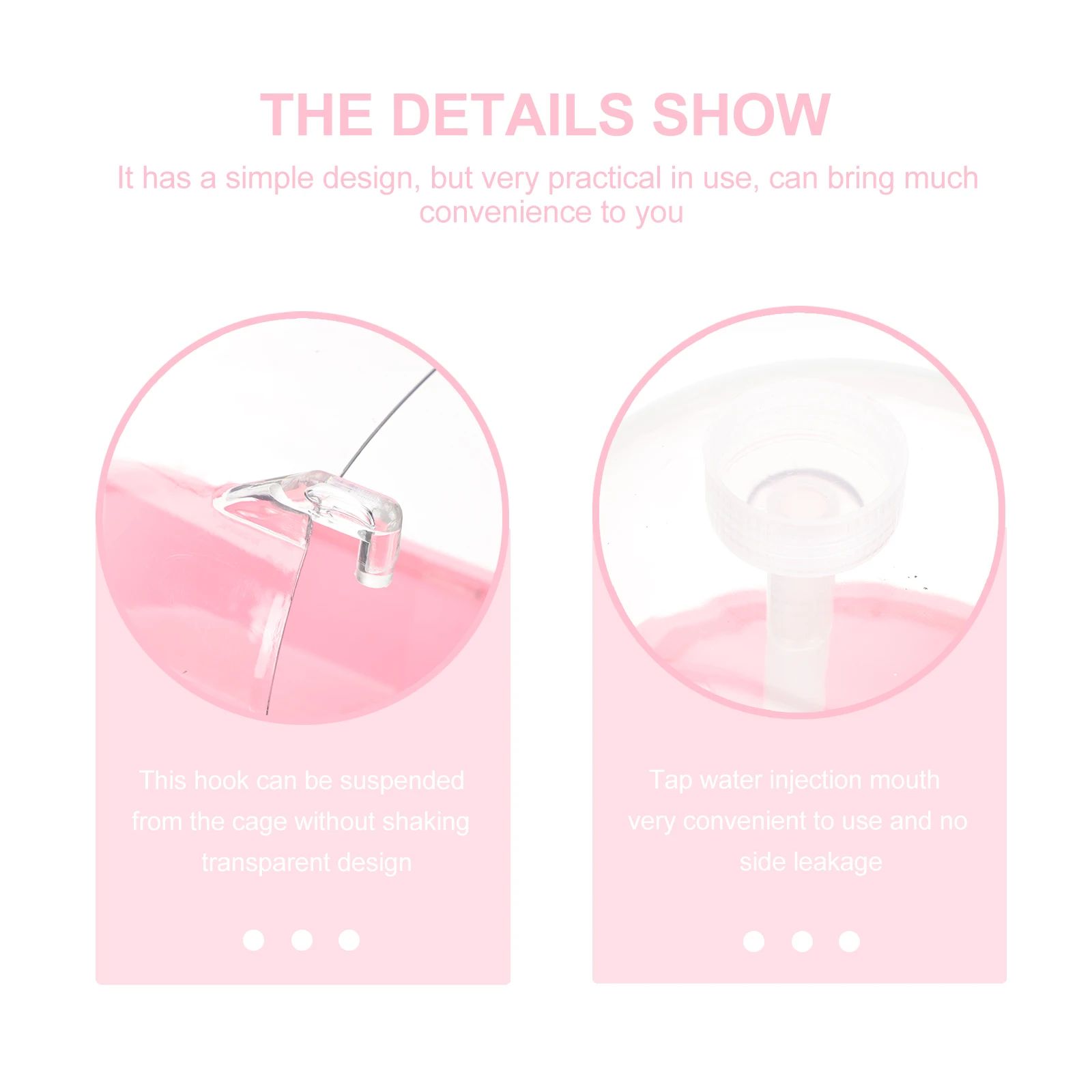 

1Set Parrot Bath Box Lightweight Plastic Small Bird Bathing Basin Bird Shower Box Cage Accessories Birds Supply