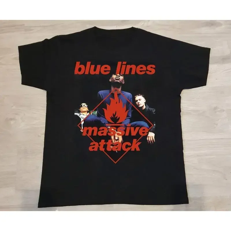 Massive Attack Blue Lines T Shirt Cotton All Size S 234XL BT592