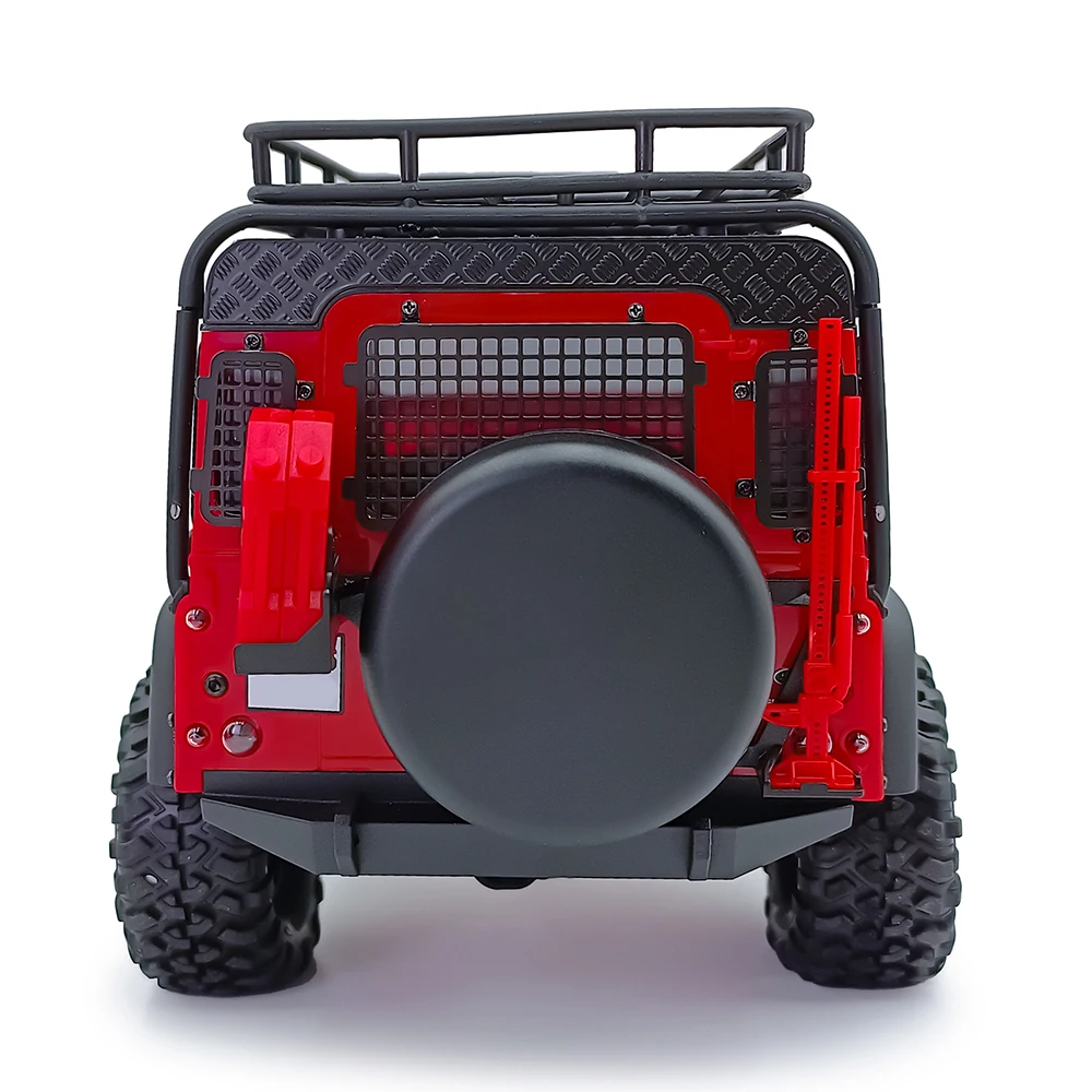 YEAHRUN Metal Stereo Window Mesh Side Rear Window Mesh for 1/18 RC Crawler TRX4M Defender Upgrade Parts