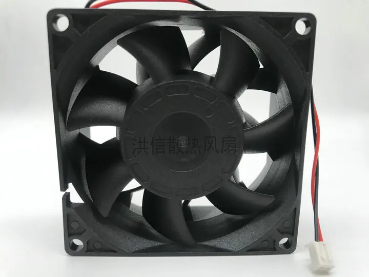 Nidec V35132-55RA DC 24V 0.45A 80x80x38mm 2-Wire Server Cooling Fan