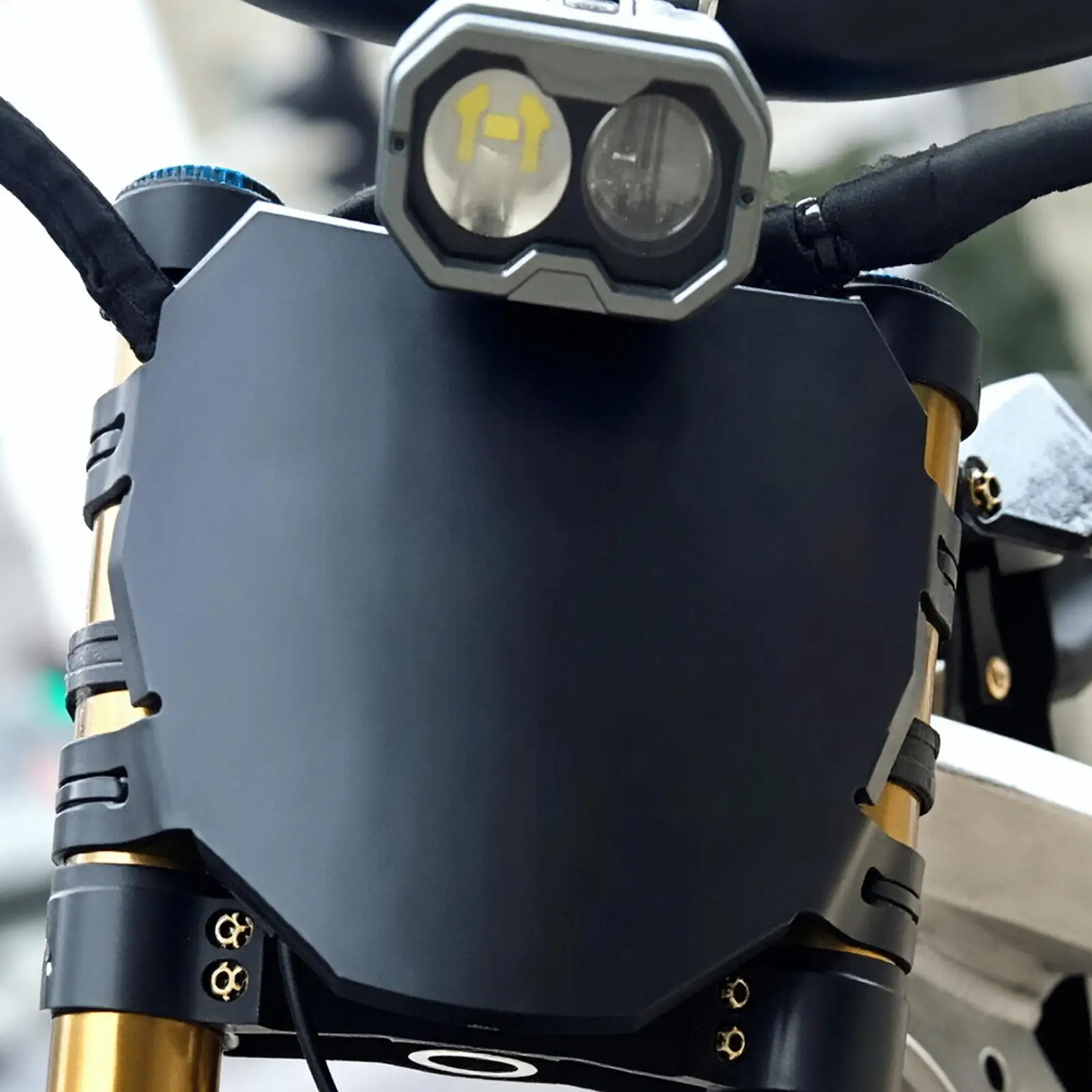 Plaque d'immatriculation pour vélo électrique, accessoires universels légers, accessoires pour moto tout-terrain, plaque d'immatriculation pour longues voyages