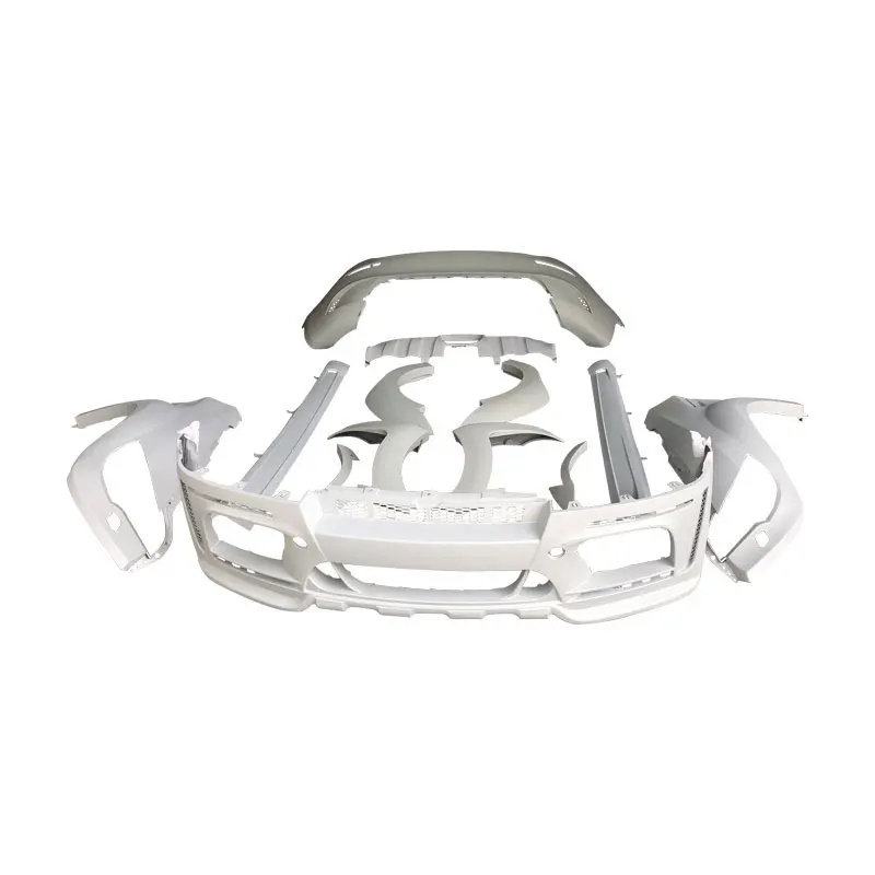 Kit de carrocería, guardabarros de parachoques delantero y trasero de Material PP, adecuado para BMW X5 X6 08-14, cuerpo ancho Hamma modificado, envolvente grande