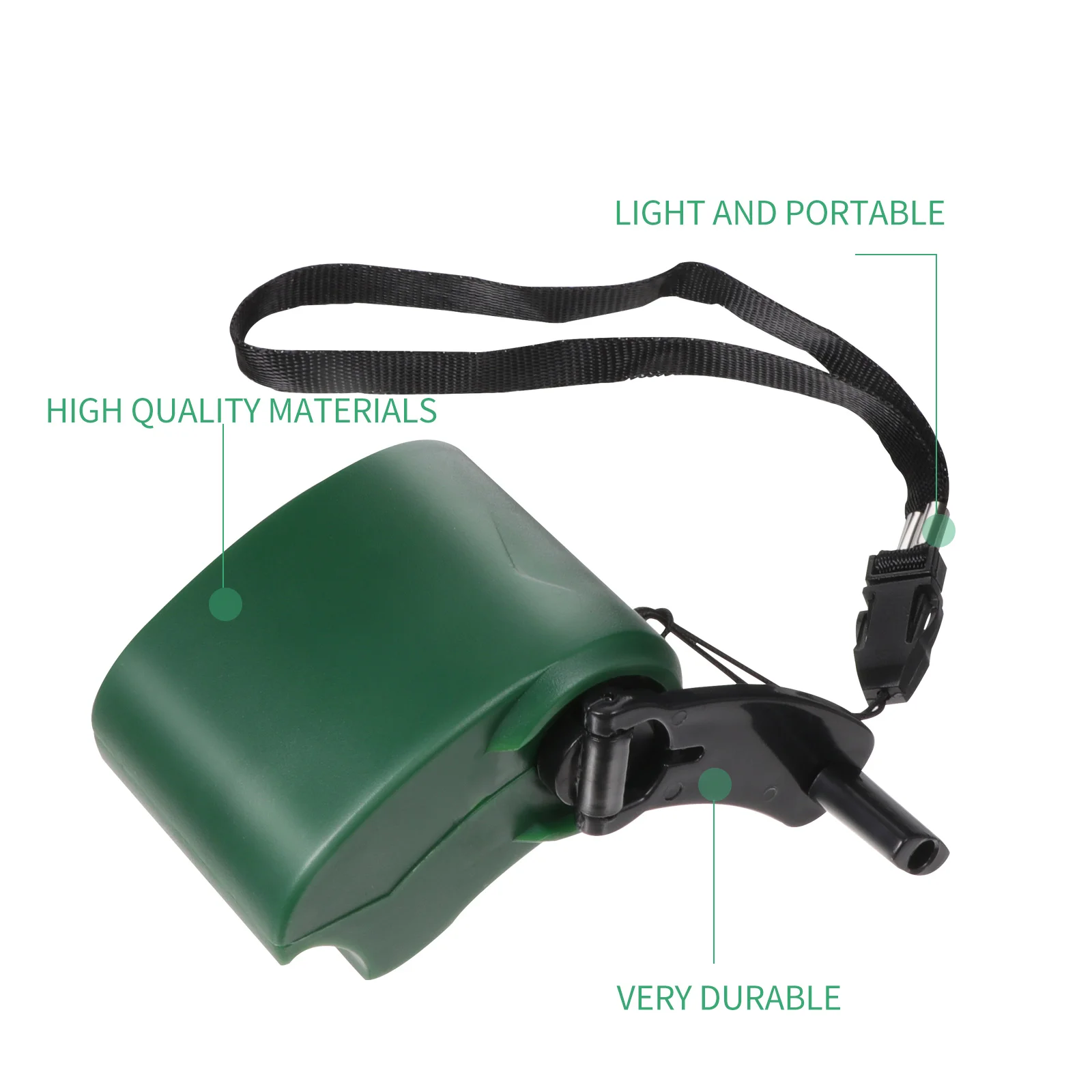 Green Hand Crank Charger Portable Power Bank Outdoor Generator Emergency Usb Mobile Phone Camping Energy Supplier Durable