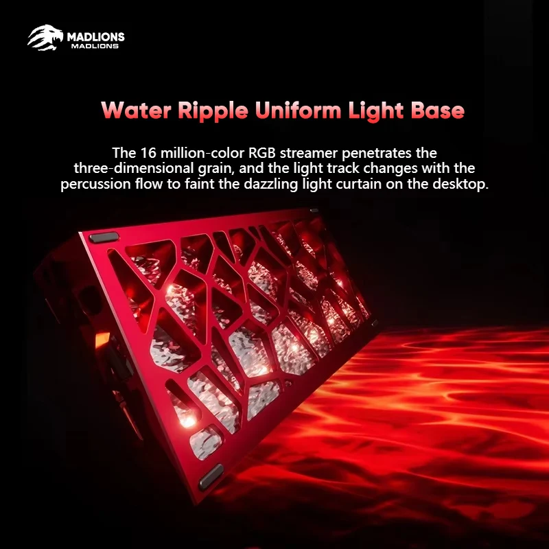 Madlions MAD Light 60 HE Magnetic Mechanical Keyboard Aluminum Hollow RT0.01 8K Wired Gaming Keyboard Rapid Trigger Rgb Keyboard