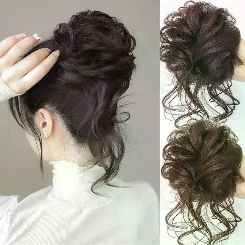 /YOV/Curly Bun Messy Claw Chig - огляд і ціна Claw Clip Messy Bun Hair Piece