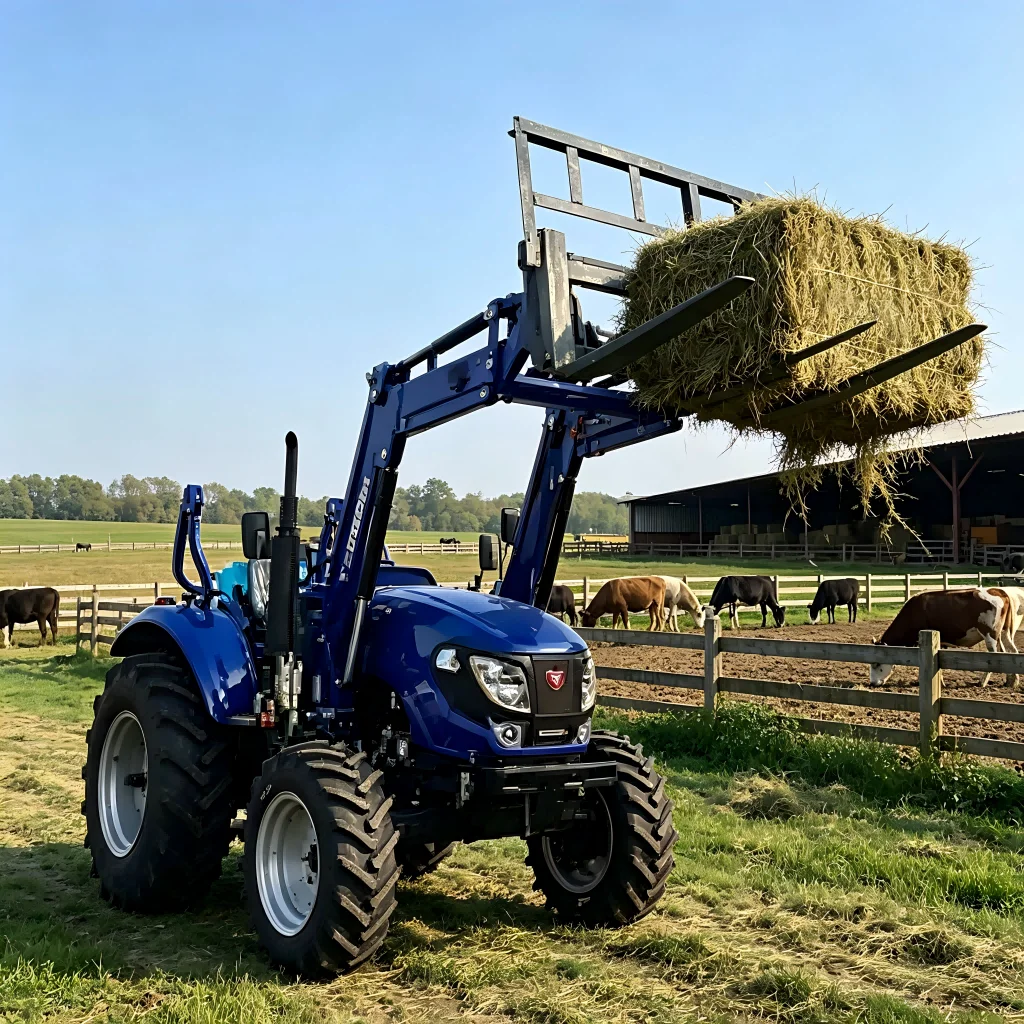 Tractor Backhoe - 4x4 tractoren met voorlader en graafarm,