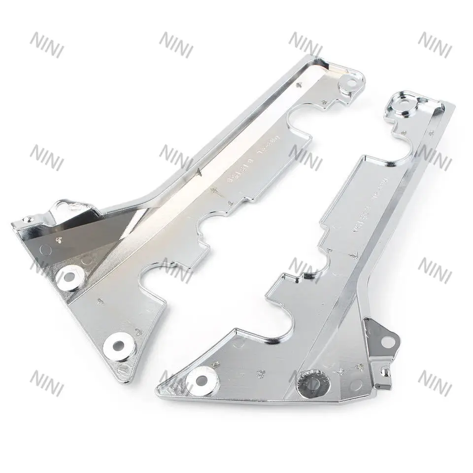 

2Pcs Motorcycle For Honda 2001-2011 골드윙1800 Chrome Decoration Parts Gold Wing GL1800 2001-2011 Fairing Lower Rear Frame Cover