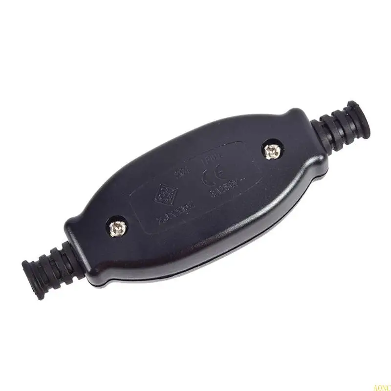 A0NC Черный водонепроницаемый встроенный шнурный переключатель 3A 250 В.