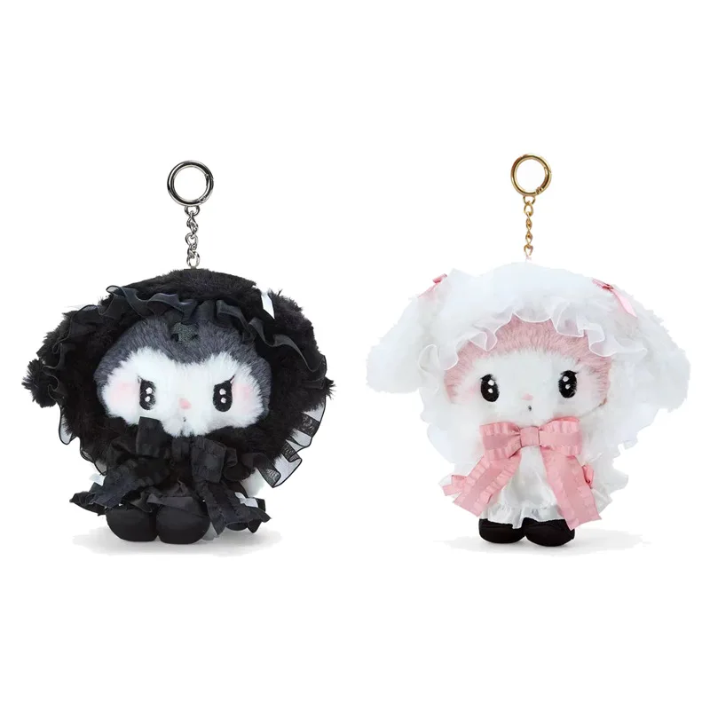 

15 см милый мультфильм Kawaii Sanrio Kuromi My Melody плюшевая кукла брелок сумка кулон игрушка в подарок
