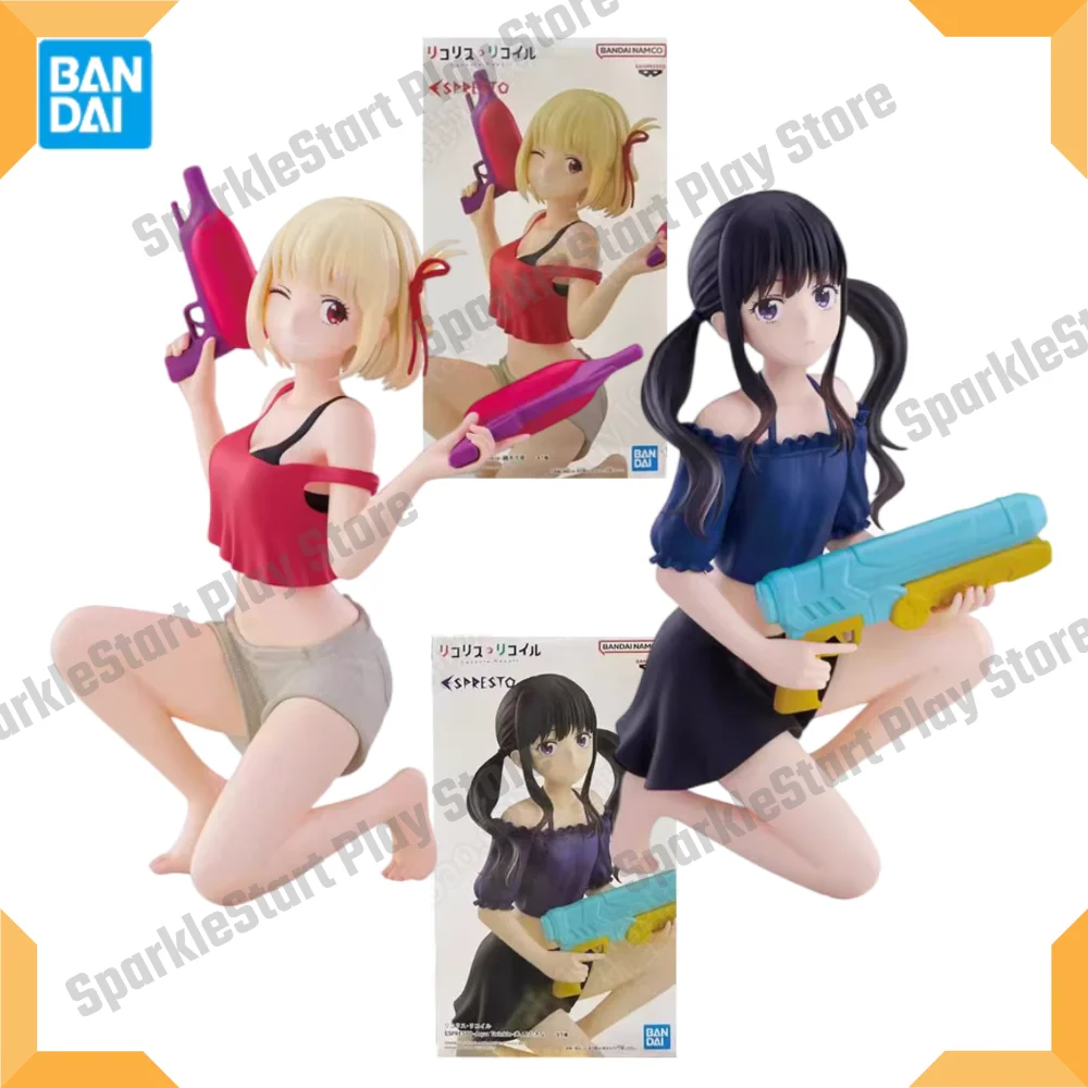 Original Bandai BANPRESTO Lycoris Recoil ESPRESTO Nishikigi Chisato Inoue Takina Anime figure Model Toy collectibles Gift