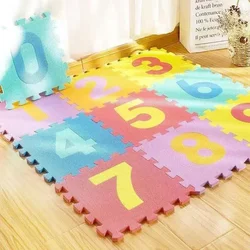 Baby Puzzle Set Play Mat Baby Crawling Training Carpet Digital Animal Fruit Pattern Foam Mat Children's Educational Game Mat