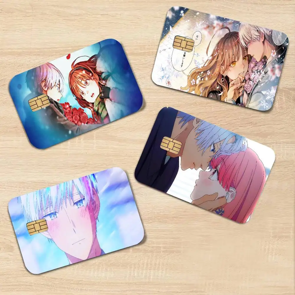 Frozen Midnight Anime Card Sticker Cartoon Art Credit Card Skin Anti Scratch Bank Debit Card Decal